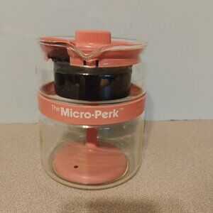 Gemco Vintage Micro Press Coffee Press Pink